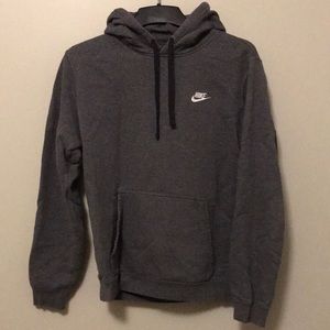 Men’s Nike Grey Pullover Hoodie Medium